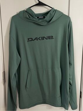 Dakine Roots Loose Fit Long Sleeve Rashguard Hoodie Shirt Mens Medium Pullover